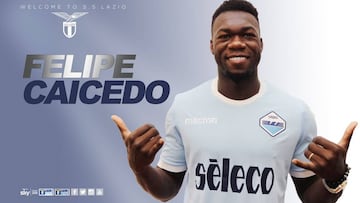 Caicedo ya es oficialmente jugador de la Lazio.