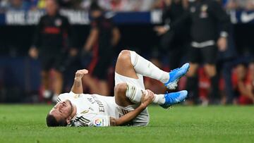 Hazard se duele de un golpe.