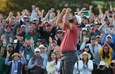 Primera chaqueta verde para Jon Rahm, la sexta para España, y número uno el día en que Ballesteros habría cumplido 66 años.