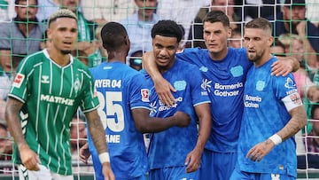 Malik Tillman debuta con gol en empate del Bayer Leverkusen ante el Werder Bremen