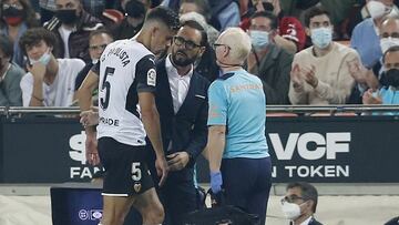 30/10/21 PARTIDO PRIMERA DIVISION
VALENCIA CF - VILLARREAL CF
GABRIEL PAULISTA LESION JOSE BORDALAS