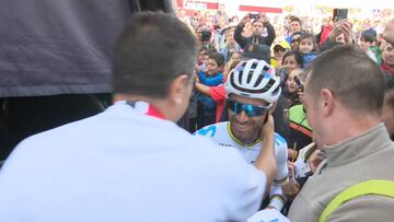 Roncero animó a Valverde en la salida en Aranda de Duero