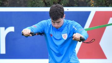 07/12/2021 FUTBOL ENTRENAMIENTO ATHLETIC DE BILBAO MORCILLO