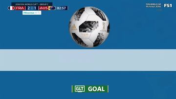 Recreación del gol de Pogba.