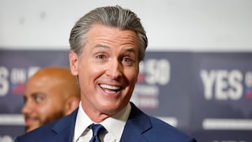 Gavin Newsom, gobernador de California.