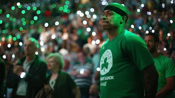 Isaiah Thomas, durante los playoffs 2017.