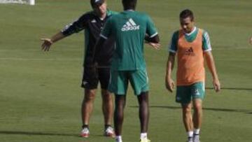 Pepe Mel, en un entrenamiento