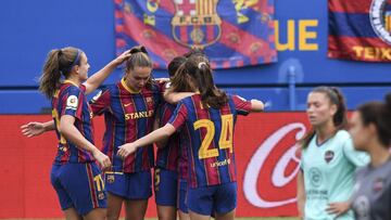 Jugadoras del Barça.
