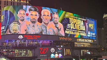 Anuncio publicitario del UFC 317.