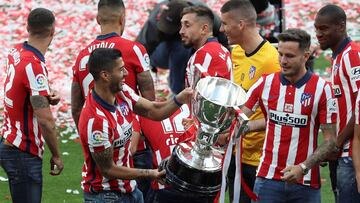 Suárez confirma que se queda en el Atlético: "Sí, sí, seguro"