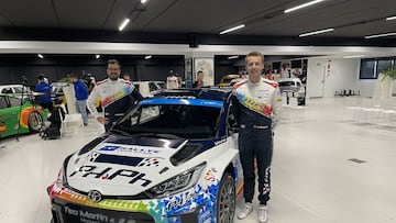 Puesta de largo de Jan Solans con su nuevo Toyota