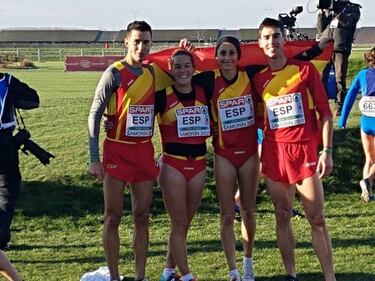 Mechaal y España alcanzan la plata en los Europeos de cross