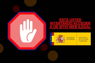 paginas web bloqueadas ministerio cultura deporte gobierno españa