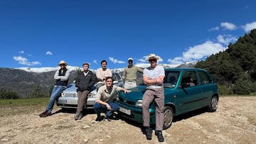 Los seis componentes del ABC´S Rally Team y el Gin & Gears Rally Team, que participarán en el Mongolia Rally.