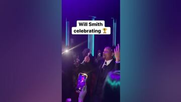 No se le veía muy arrepentido: así estaba Will Smith en la fiesta