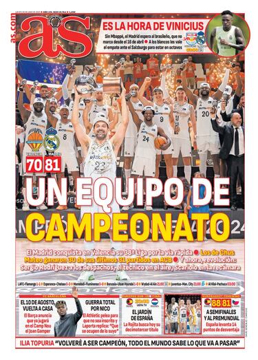 Las portadas de AS de junio