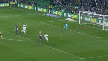 Simplemente Messi: el juego de amagos que volvió loco al Betis