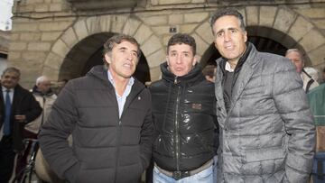 27/10/18 CICLISMO HOMENAJE A CARLOS SASTRE EN EL BERRACO AVILA
DECIMO ANIVERSARIO DE SU VICTORIA EN EL TOUR DE FRANCIA EN 2008
PERICO DELGADO MIGUEL INDURAIN