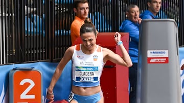 La atleta española Esperança Cladera, durante una competición