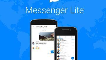 Facebook anuncia Messenger Lite para reducir el consumo de datos
