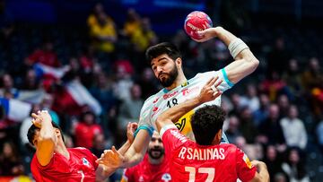 Garciandia, el máximo goleador español en la primera parte.