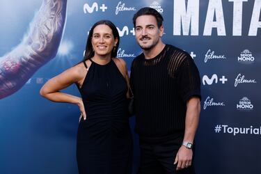 Vinicius, Carvajal y Courtois, protagonistas en la alfombra roja de la película de Ilia Topuria