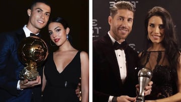 Cristiano Ronaldo y Sergio Ramos, felicitados por Georgina Rodríguez y Pilar Rubio. Foto: Instagram