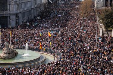 Los organizadores de la manifestación de Madrid: “Con nuestra salud no se juega”