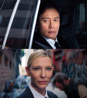 el juego del calamar lider in-ho reclutadora cate blanchett estados unidos los angeles