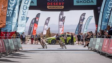Fran Herrero se desquita y se lleva la etapa 1 de la Titan Desert al sprint
