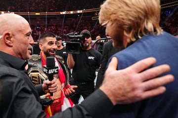 El británico subió a la jaula, e Ilia no dudó en aprovechar la ocasión para ensalzar quién es el actual rey de la UFC.