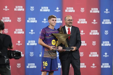 Fermín López, MVP del partido.