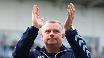 Mark Robins, entrenador del Coventry City.