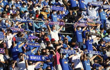 Aficionados del Getafe.