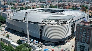 Las obras del Santiago Bernabéu aceleran el ritmo.