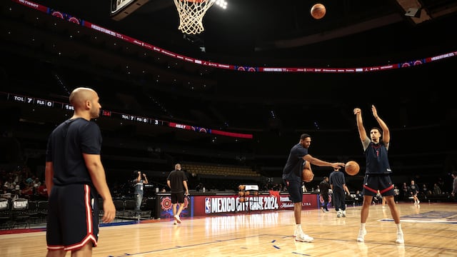 Washington Wizards y Miami Heat se enfrentaron en la Arena CDMX en partido de la temporada regular de la NBA en noviembre de 2024.