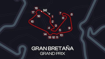 Horarios y cómo ver el GP de Gran Bretaña de F1 en Silverstone.