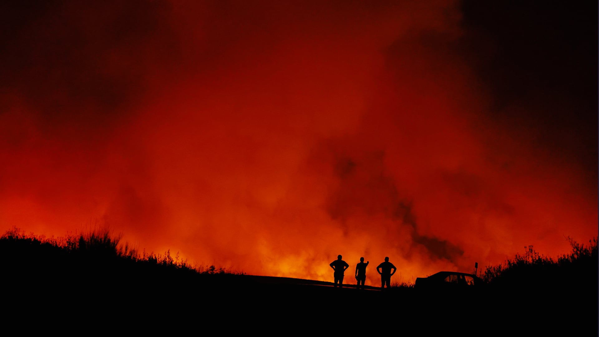 Las imágenes de los incendios que azotan a España