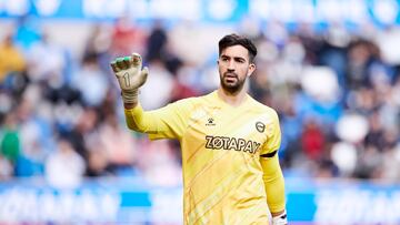 Fernando Pacheco of Deportivo Alaves reacts during the spanish league match of La Liga Santander, between Deportivo Alaves and Valencia CF at Mendizorrotza on 13 of February, 2022 in Vitoria, Spain.
AFP7
13/02/2022 ONLY FOR USE IN SPAIN