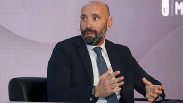 Monchi, durante una conferencia.