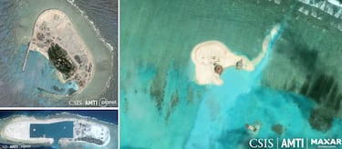 Imágenes satelitales revelan lo que está haciendo uno de los rivales de China en su zona de influencia natural