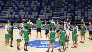 Primer entrenamiento de Unicaja