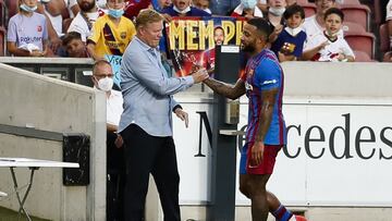 Koeman: "Memphis y Griezmann conectan"