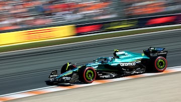 Fernando Alonso (Aston Martin AMR25). Zandvoort, Países Bajos. F1 2025.