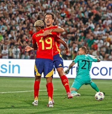 0-1. Mikel Oyarzabal celebra el tanto.