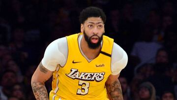 Anthony Davis, durante el partido ante New Orleans Pelicans.