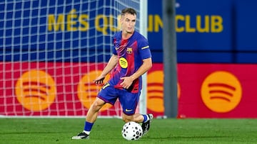 Marc Casadó, durante el Gamper.