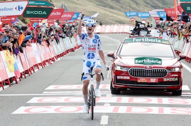 Jay Vine, vencedor de la etapa.