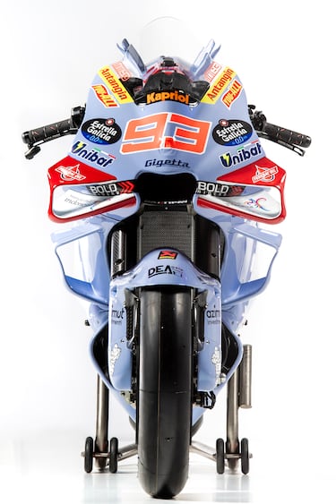 La Ducati Desmosedici GP23 de Marc Márquez.