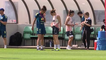 ¡Alerta con Esther! El momento en el que se retiró del entrenamiento